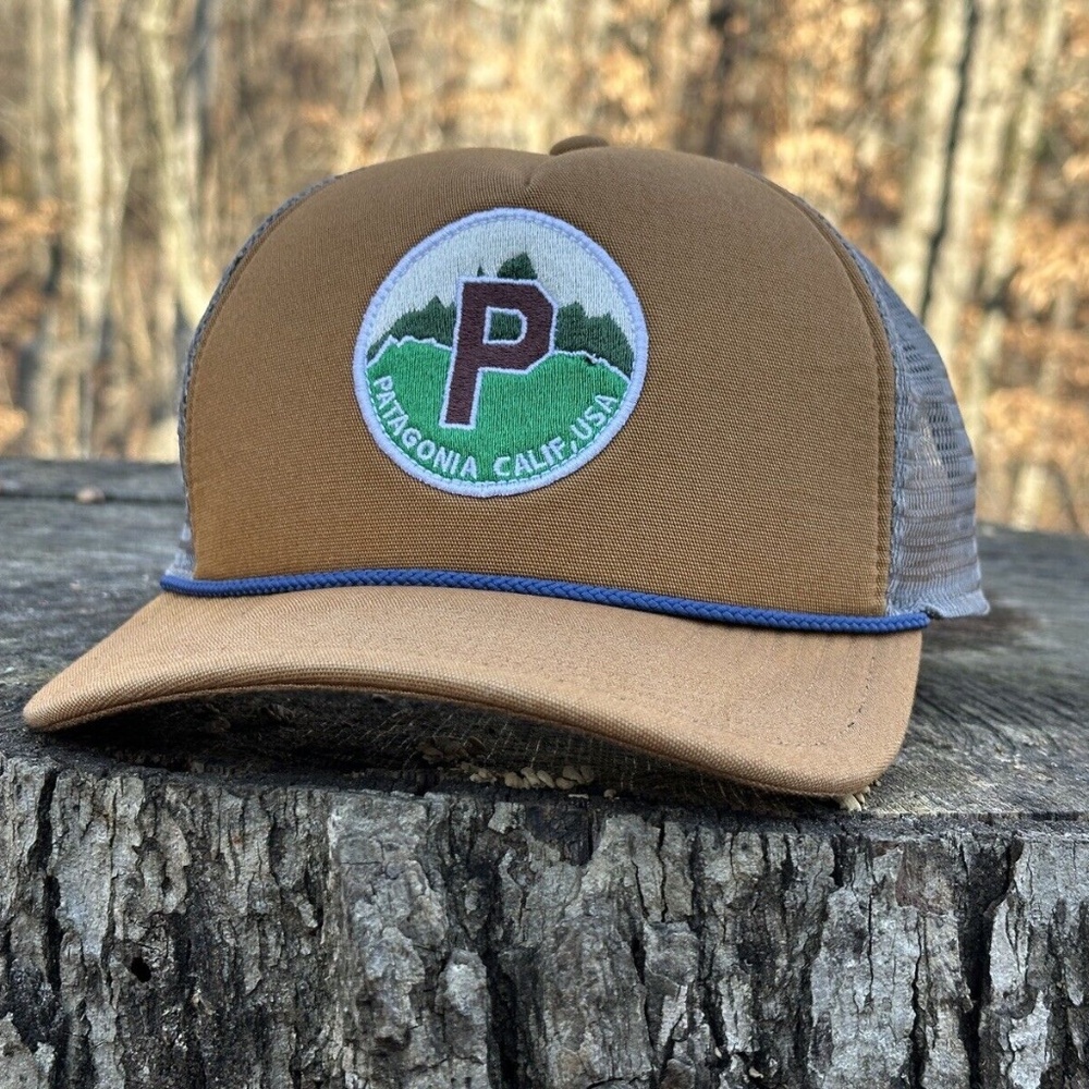 Patagonia ‘P’ Patch Master Chief Hat - New Without Tags - Bear Brown - Rare